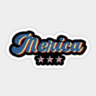 new york city Vintage Merica  Statue of Liberty  Retro Sticker